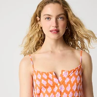 Strappy tiered midi dress