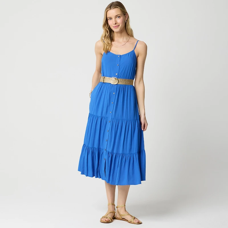 Tiered midi dress