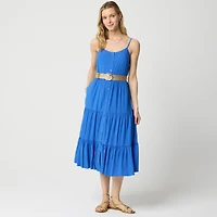 Tiered midi dress