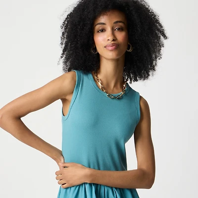 Knit mixy mini dress