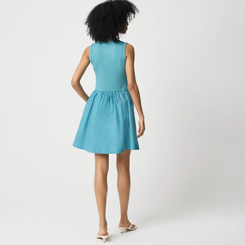 Knit mixy mini dress