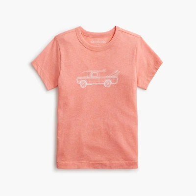 Boys' surfboard truck graphic tee