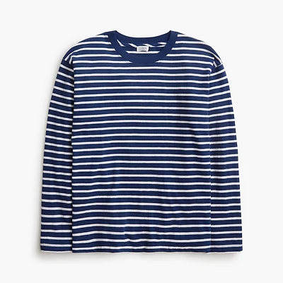 Long-sleeve striped tee