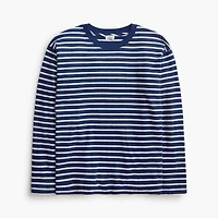 Long-sleeve striped tee