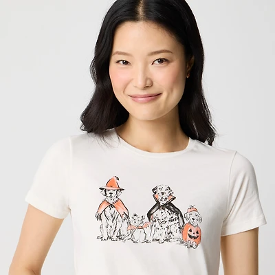 Halloween dogs graphic tee