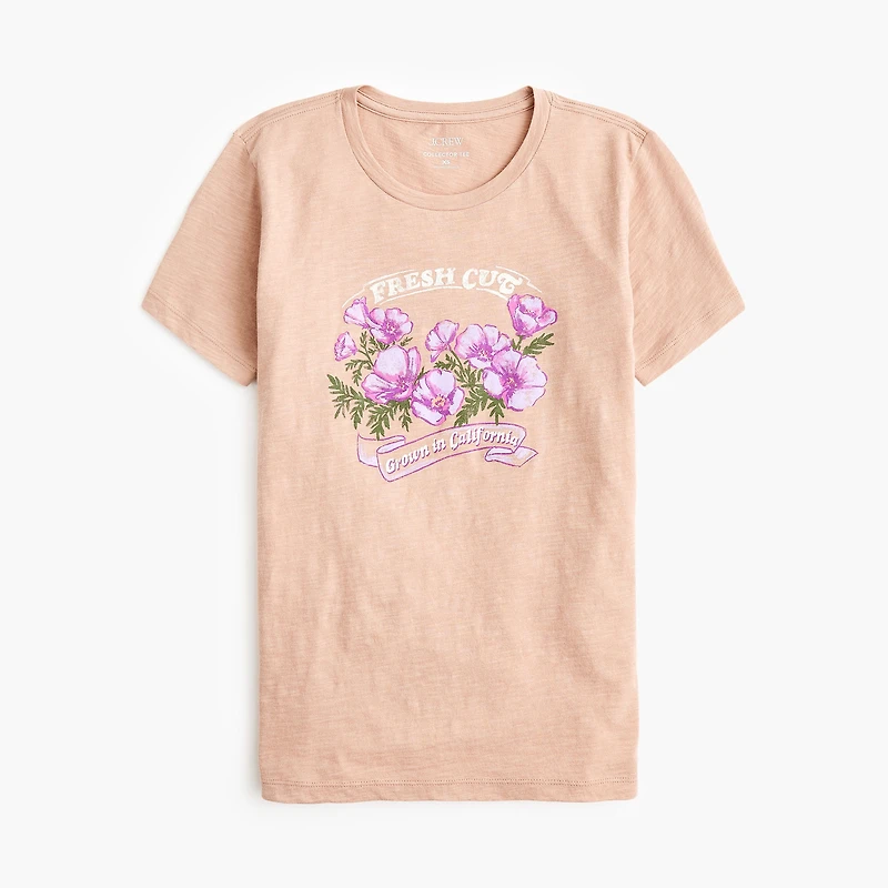"Fresh flowers" graphic tee