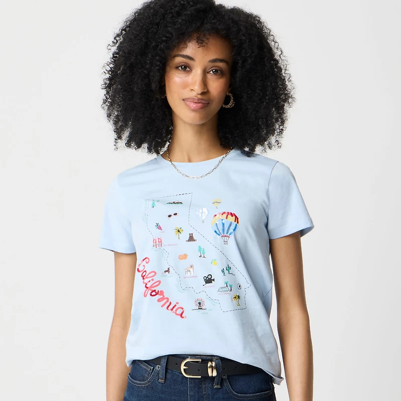 California graphic tee