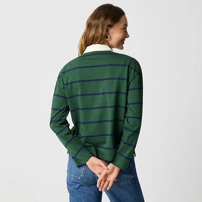 Striped rugby shirt