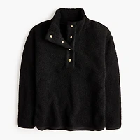 Sherpa snap pullover