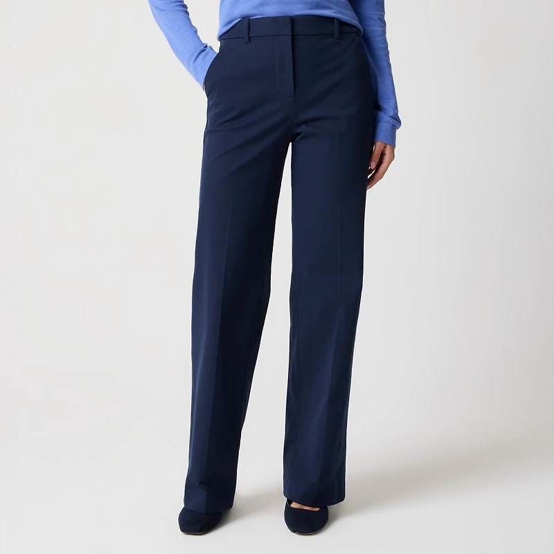 Remy full-length high-rise wide-leg pant