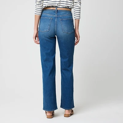 Slim wide-leg jean in all-day stretch