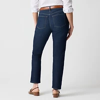 Curvy essential straight jean all-day stretch