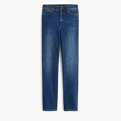 High-rise stovepipe jean signature stretch