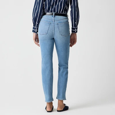 Petite high-rise stovepipe jean in signature stretch+