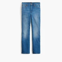 Mid-rise flare crop jean in all-day stretch