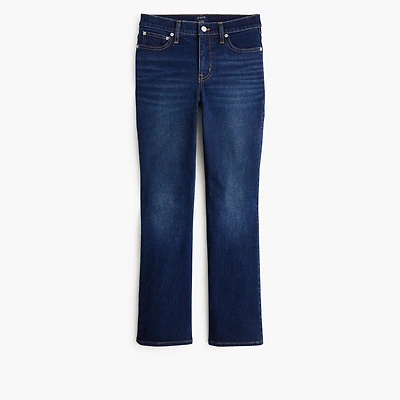 Mid-rise flare crop jean all-day stretch