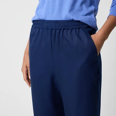 TENCEL™ pull-on wide-leg pant