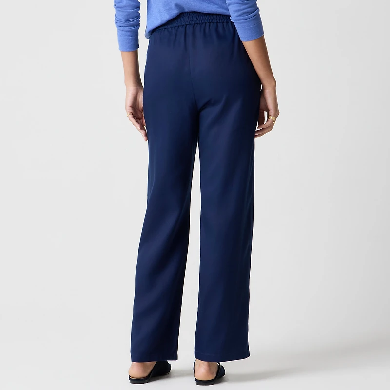 TENCEL™ pull-on wide-leg pant
