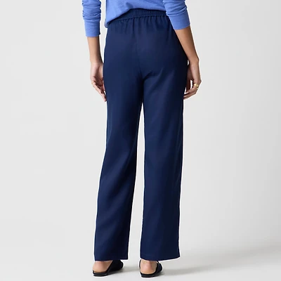 TENCEL™ pull-on wide-leg pant