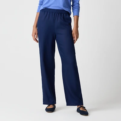 TENCEL™ pull-on wide-leg pant