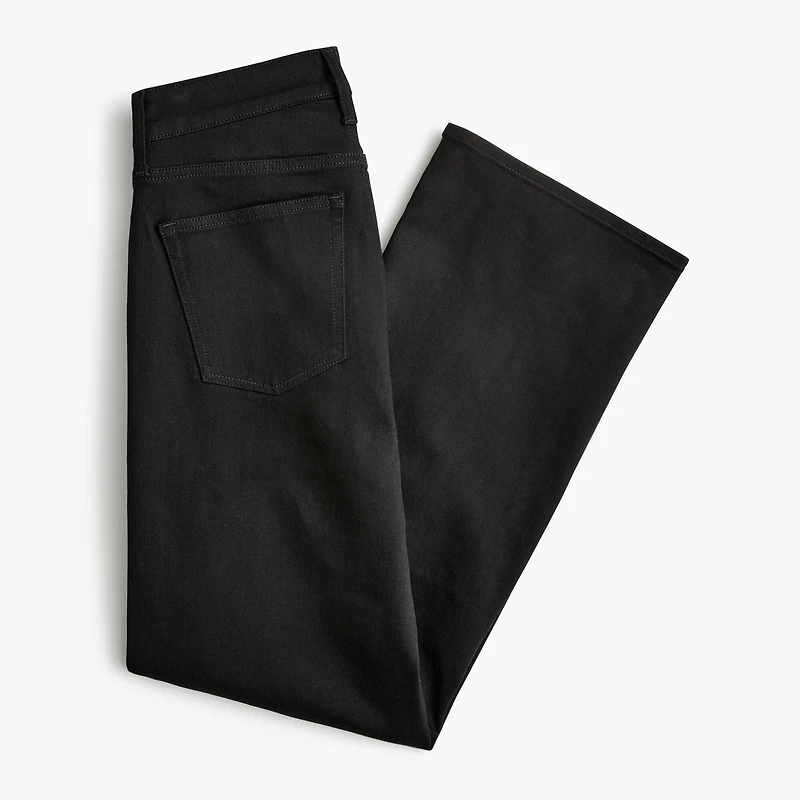 Curvy wide-leg cropped jean