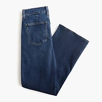Slim wide-leg patch-pocket jean