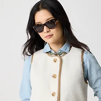 Sherpa welt-pocket vest