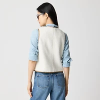 Sherpa welt-pocket vest