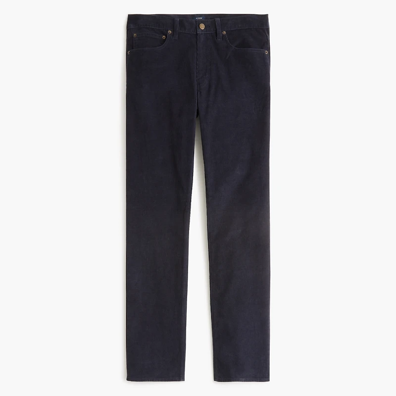 Straight-fit corduroy pant