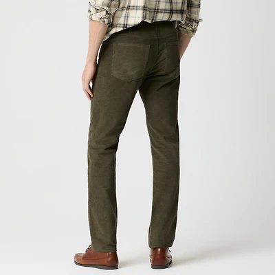 Straight-fit corduroy pant