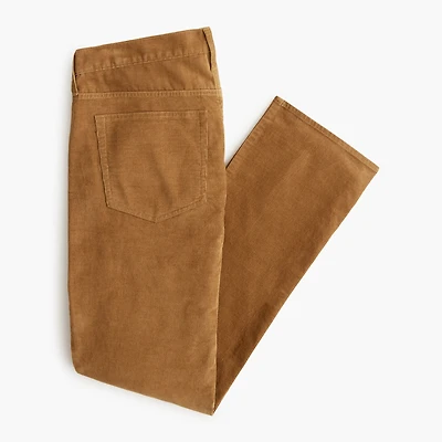 Straight-fit corduroy pant
