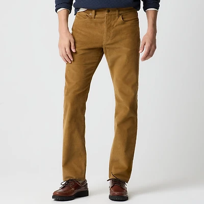 Straight-fit corduroy pant