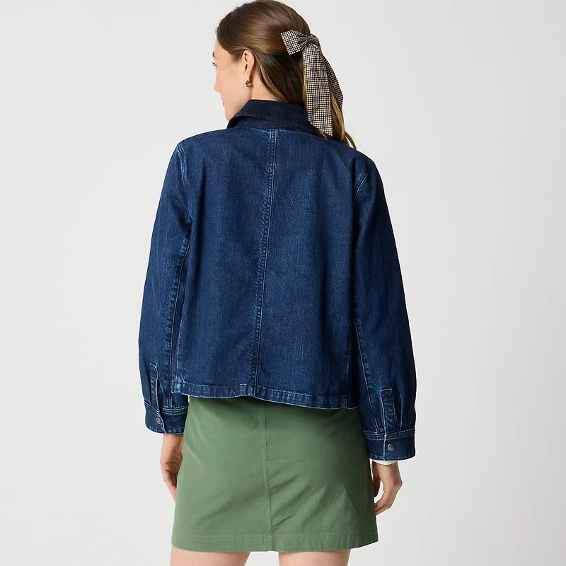 Denim field jacket