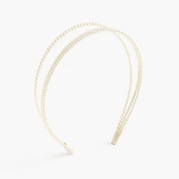 Beaded pearl headband