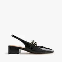 Slingback Mary Jane heels