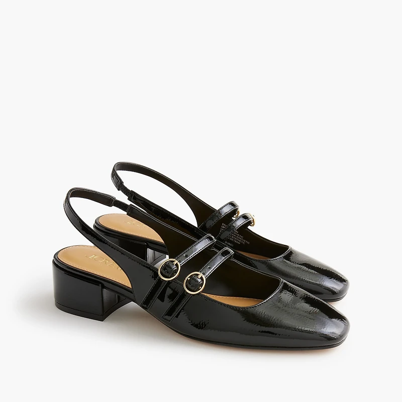 Slingback Mary Jane heels