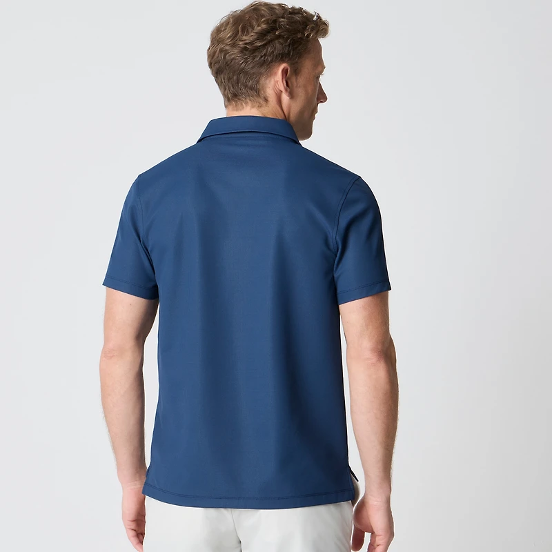 Waffle performance polo shirt