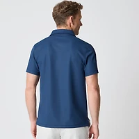 Waffle performance polo shirt