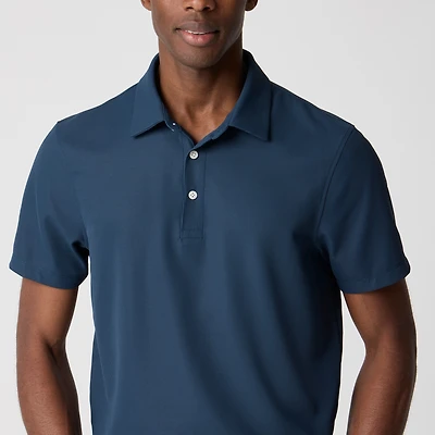 Waffle performance polo shirt