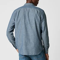 Textured oxford shirt