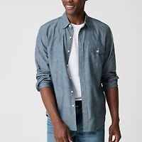 Textured oxford shirt