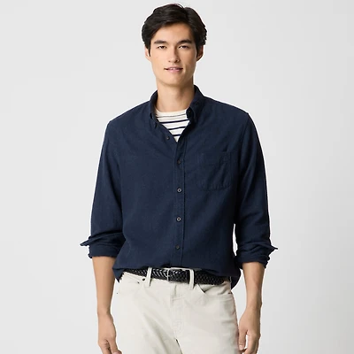 Brushed twill shirt