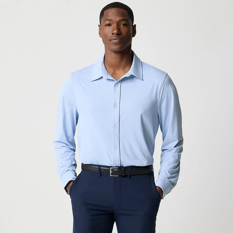 Dobby all-day performance shirt