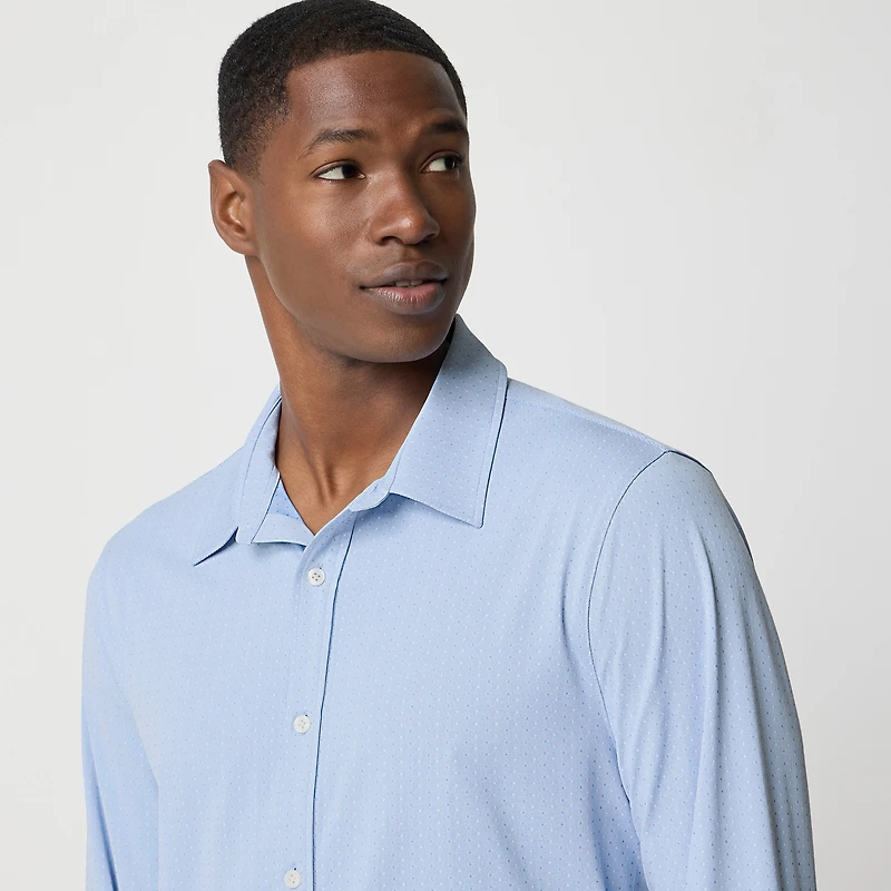 Dobby all-day performance shirt