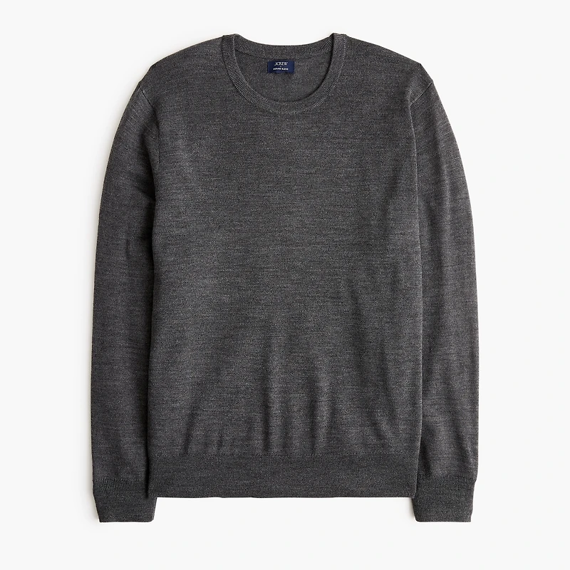 Merino wool-blend crewneck sweater