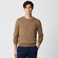 Merino wool-blend crewneck sweater