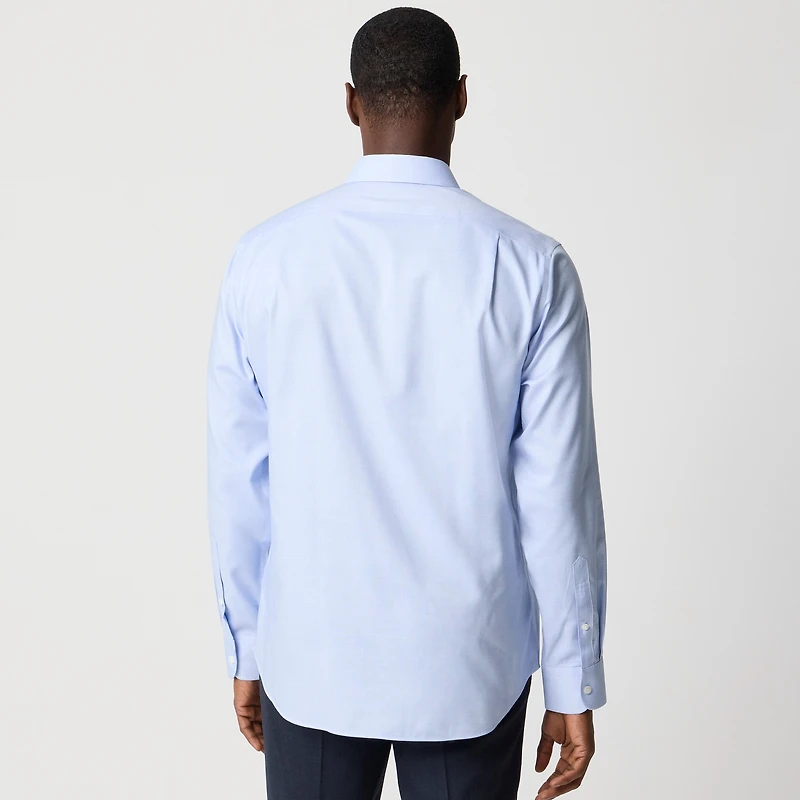 Wrinkle-free dobby dress shirt