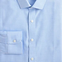 Wrinkle-free dobby dress shirt