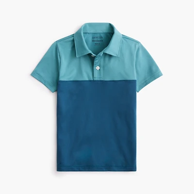 Boys' colorblock performance polo shirt