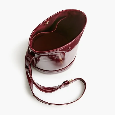 Croc crossbody bucket bag